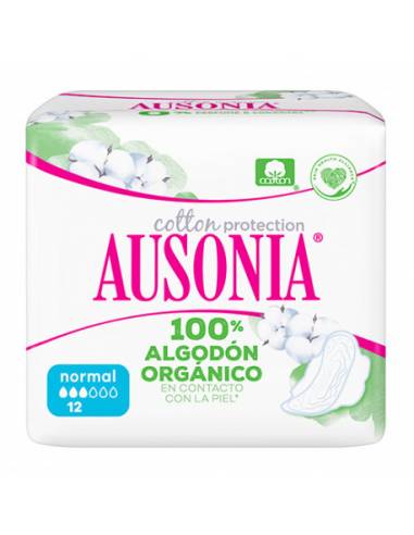 Ausonia Organic Normal Alas 12 unidades