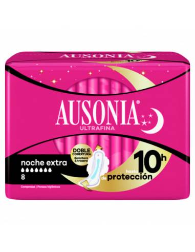 Ausonia Ultrafina Noche Extra 8 Unidades